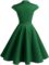 Wedtrend Women’s 1950s Retro Rockabilly Dress Cap Sleeve Vintage Swing Dress