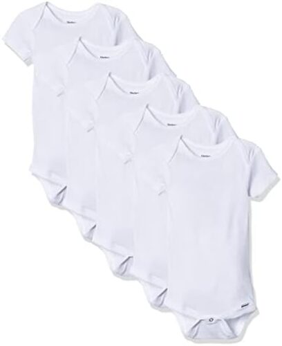 Gerber Unisex Baby 5-pack Solid Onesies Bodysuits