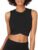 Sanutch Yoga Crop Tops Dance Tops Fitted Workout Crop Tops Yoga Tank Tops Athletic Sports Shirts for Women