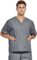 VOGRYE Men’s Medical Uniform Workwear V-Neck Scrub Top with Pockets