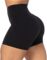 Sunzel Nunaked Crossover Biker Shorts for Women, No Front Seam V High Waist Yoga Workout Gym Shorts with Tummy Control