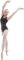 Open Back O Shape Black Ballet Leotards A1B014