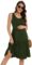 Smallshow Women’s Maternity Dress Sleeveless Ruffle Tank Pregnancy Clothes