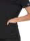 Scrubs for Women Workwear Core Stretch V-Neck Top, Soft Brushed Twill Plus Size WW630, 3XL, Black