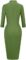 MUXXN Women’s Midi Pencil 1950s Vintage Cocktail 3/4 Sleeve Tie Neck Bodycon Mid-Calf Dress with Pockets