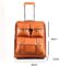Luggage Carts Travel Gear Duffels Suitcases Genuine Leather Overnight Weekend Gym Bags (Color : Brown)
