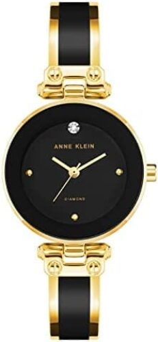 Anne Klein Women’s Genuine Diamond Dial Bangle Watch