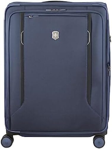 Victorinox Werks Traveler 6.0 Softside Spinner Checked Large Luggage in Blue