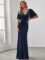 Ever-Pretty Women’s Velvet Retro V-Neck Wrap Maxi Formal Dresses 0861-USA