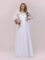 Elegant Ever-Pretty Women’s 3/4 Sleeve Empire Waist Maxi Bridesmaid Dress 07412