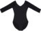 KUKOME Women’s Ballet Dance Leotards Dance Bodysuit 3/4 Sleeve Leotards