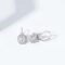 Amazon Collection Platinum or Gold-Plated Sterling Silver Infinite Elements Zirconia Asscher-Cut Antique Drop Earrings