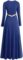 Women Metallic Cross Liturgical Praise Dance Dress Lyrical Dancewear Color Block Full Length Robe Worship Costume