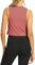 Mippo Workout Crop Tops for Women Flowy Cropped Muscle Tank Cute Athletic Shirts
