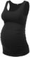 Peauty “Long Enough to Cover Hip Maternity Side Ruch Tank Tops/Basic Maternity Tops for Summer Casual Wear (S-3XL)