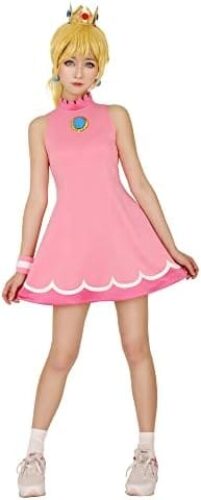 miccostumes Women’s Princess Tennis Dress Cosplay Costume with Crown