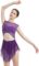 ODASDO Women Lyrical Dance Costume Tank Bodysuit Cut Out Front Ballet Leotard Morden Contemporary Dancewear