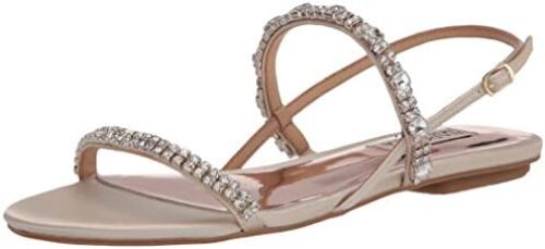 Badgley Mischka Women’s Slingback, Flat Sandal