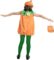 Spooktacular Creations Halloween Child Girl Pumpkin Dress Costume with Hat, Basket for Halloween Dress Up Themed Party