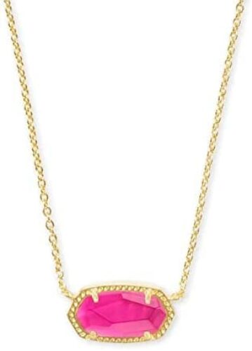 Kendra Scott Elisa Pendant Necklace for Women, Fashion Jewelry, 14k Gold-Plated