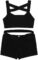 YEAHDOR Kids Girls Two Piece Set Ballet Jazz Dance Costume Gymnastic Outfit Crop Top with Shorts Pantskirt Dancewear