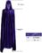 Wildox Women’s Halloween Cosplay Costume,Purple Cape and Anime Cosplay Waist Belt, Costumes Props Set