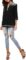 Women’s 3/4 Sleeve Boho Shirts Embroidered Peasant Top
