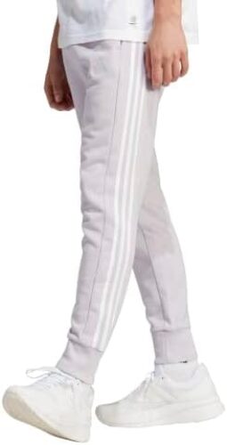 adidas Men’s Essentials French Terry Cuffed 3-Stripes Pants