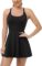 Womens Workout Tennis Dress with Built in Shorts and Bra Athletic Golf Activewear for Exercise