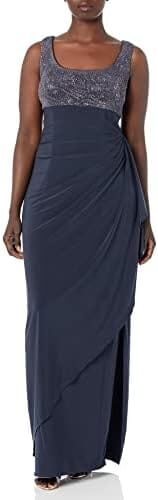 Alex Evenings Women’s Empire Waist Bolero Jacket Dress (Petite and Regular Sizes) -Close Out