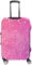 WOEZKEX Pink Glitter Pattern Luggage Cover Washable Travel Gear Cover 18/24/28/32 Inch Suitcase Protective Cover