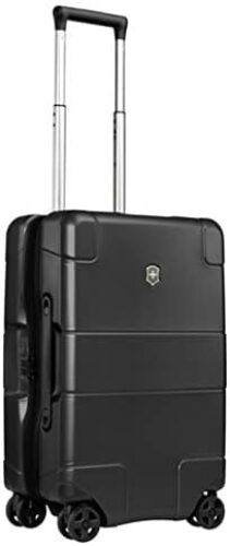 Victorinox Lexicon Hardside Expandable Spinner Luggage, Black, Carry-On, Frequent Flyer (22″)