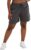 Champion Women’s Plus Size Jersey Shorts for Women, Plus Size Gym Shorts, 5″