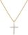 PAVOI Women’s Gold Plated Cross Necklace with Cross Pendant – Elegant Gold Necklaces for Women