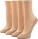 HUE Women’s Hidden Sock Liners, 4 Pair Pack