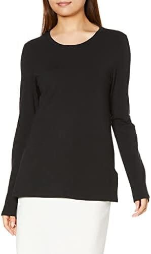Amazon Essentials Women’s Classic-Fit Long-Sleeve Crewneck T-Shirt (Available in Plus Size)