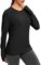 Bestisun Women Mesh Back Long Sleeve Workout Athletic Running Tops Gym Dance Sports Shirts