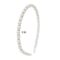 8 Pcs Pearl Headbands Hair Hoop White Faux Pearls Hairbands Headband Wedding Party Bridal Fashion Accessories for Women Girls