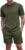 COOFANDY Men’s Tracksuit 2 Piece Hooded Athletic Sweatsuit Short Sleeve Casual Sports Hoodie Shorts Set