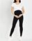 Motherhood Maternity Women’s Over the Belly Stretch Pregnancy Leggings Full & Crop Length XS-3X Available in 1 & 2 Packs