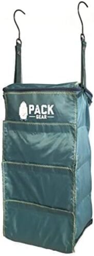 Compression Packing Cubes and Hanging Shelf Organizer for Efficient Travel and Closet Organization