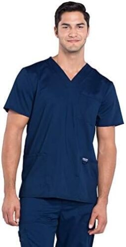 Cherokee V- Neck Men’s Scrubs Top with Pockets WW670