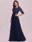 Ever-Pretty Women’s Round Neck Sequin Maxi Dress Long Evening Dress 0683