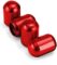 JUSTTOP 4PCS Car Tire Valve Stem Caps, Air Caps Cover, Universal for Cars, SUVs, Bike, Trucks and Motorcycles, Car Wheel & Tire Exterior Accessories-Red