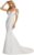 Ever-Pretty Women’s Cold Shoulder V Back Mermaid Long Summer Wedding Dresses 01708