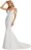 Ever-Pretty Women’s Cold Shoulder V Back Mermaid Long Summer Wedding Dresses 01708
