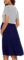WOOXIO Women’s Short Sleeve Maternity Dress Patchwork Pregnancy Clothes with Pockets
