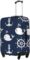 Navy Nautical Wheels Anchor Cute Whale Luggage Cover Washable Travel Gear Cover 18/24/28/32 Inch Suitcase Protective Cover