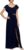 Alex Evenings Women’s Long Cowl Neck A-line Dress