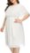 Pinup Fashion Plus Size Chiffon Wrap Keyhole Neck Dresses Women Wedding Guest Cocktail Semi Formal Midi Dress